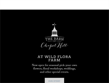 Tablet Screenshot of barnofchapelhill.com